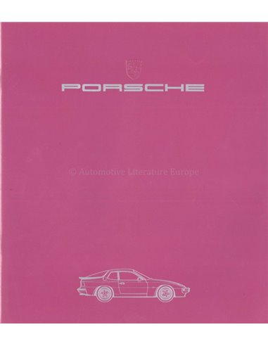 1984 PORSCHE 944 BROCHURE ENGLISH