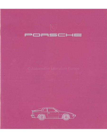 1984 PORSCHE 944 BROCHURE ENGLISH