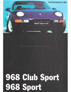 1994 PORSCHE 968  BROCHURE ENGELS