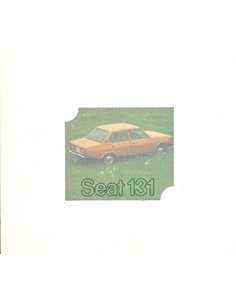 1976 SEAT 131 BROCHURE SPAANS