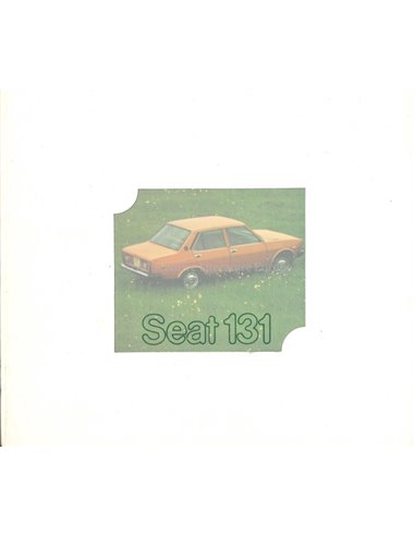 1976 SEAT 131 BROCHURE SPANISH
