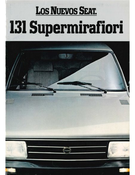 1981 SEAT 131 BROCHURE SPAANS