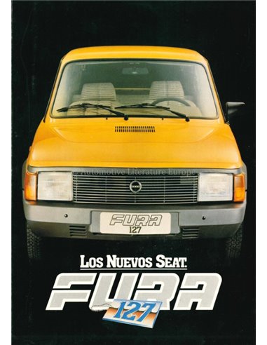 1981 SEAT FURA 127 PROSPEKT SPANISCH