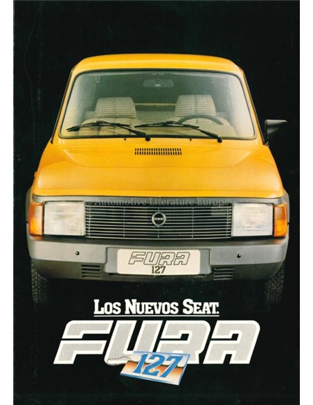 1981 SEAT FURA 127 BROCHURE SPANISH