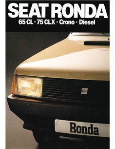 1982 SEAT RONDA BROCHURE SPAANS