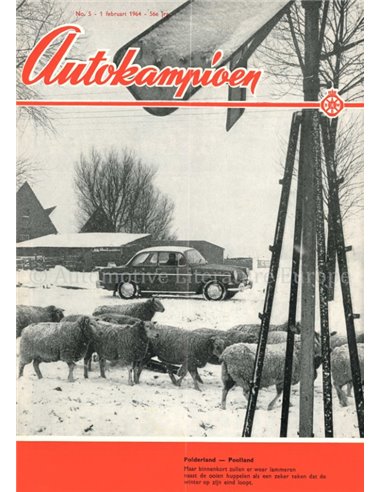 1964 AUTOKAMPIOEN MAGAZIN 5 NIEDERLÄNDISCH
