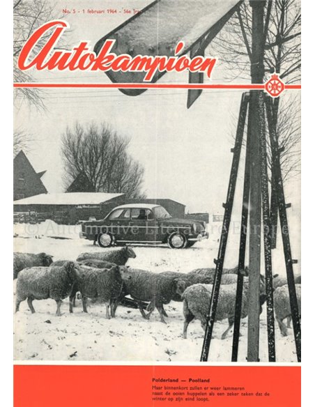 1964 AUTOKAMPIOEN MAGAZINE 5 NEDERLANDS