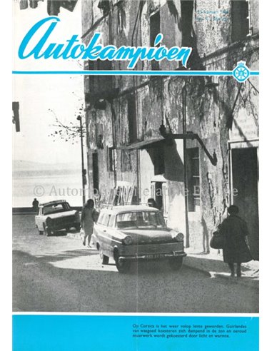 1964 AUTOKAMPIOEN MAGAZIN 7 NIEDERLÄNDISCH