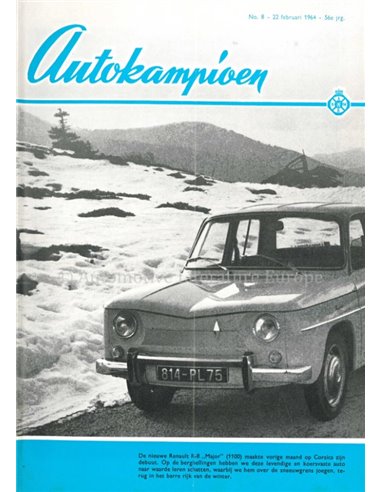 1964 AUTOKAMPIOEN MAGAZIN 8 NIEDERLÄNDISCH