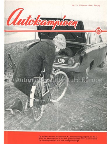 1964 AUTOKAMPIOEN MAGAZIN 9 NIEDERLÄNDISCH