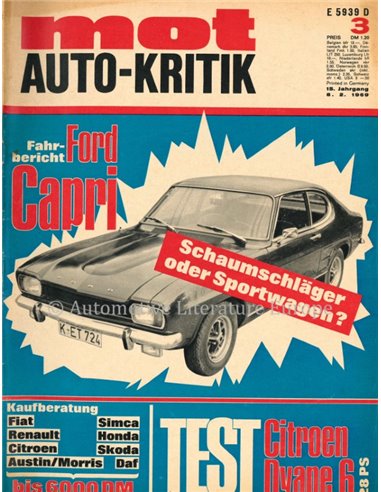 1969 MOT MAGAZINE 3 DUITS