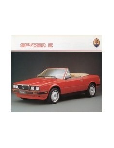1989 MASERATI SPYDER E BROCHURE DUITS
