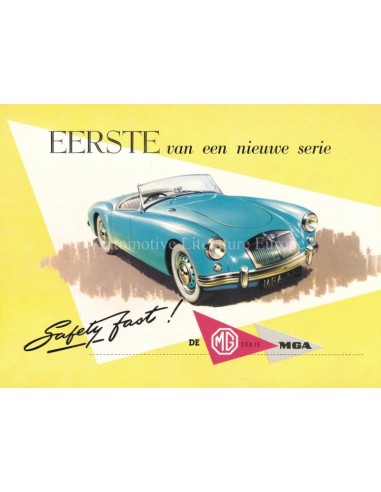 1956 MG MGA BROCHURE NEDERLANDS