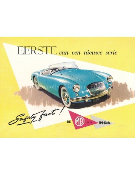 1956 MG MGA BROCHURE NEDERLANDS