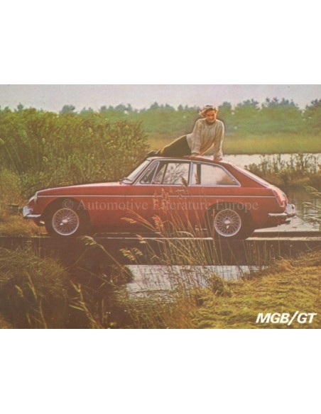 1966 MG MGB LEAFLET ENGELS