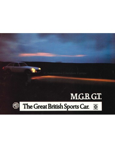 1966 MG MGB GT BROCHURE DUTCH