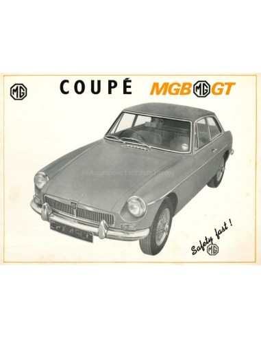 1976 MG MGB GT BROCHURE NEDERLANDS
