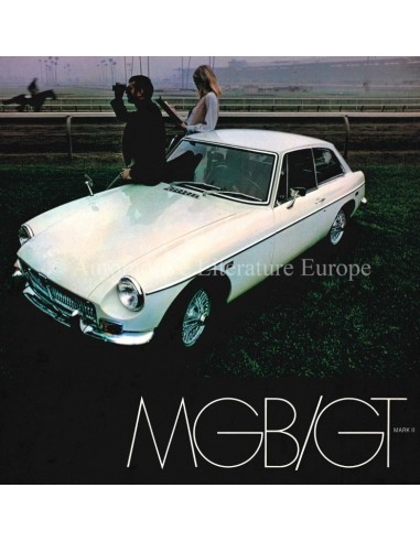 1969 MG MGB GT BROCHURE ENGLISH