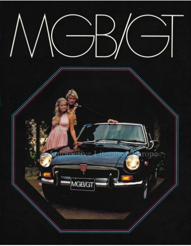 1972 MG MGB GT BROCHURE ENGELS