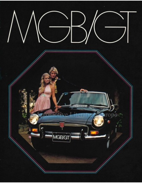 1972 MG MGB GT BROCHURE ENGLISH
