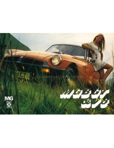 1974 MG MGB GT BROCHURE ENGELS