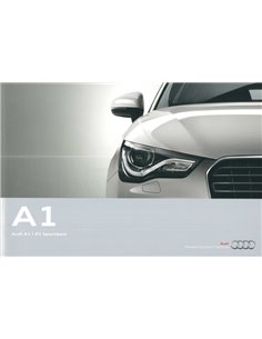 2013 AUDI A1 BROCHURE DUITS