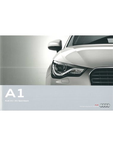 2013 AUDI A1 BROCHURE GERMAN
