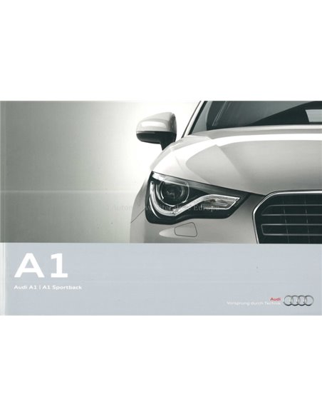 2013 AUDI A1 BROCHURE GERMAN
