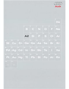 2002 AUDI A2 BROCHURE NEDERLANDS