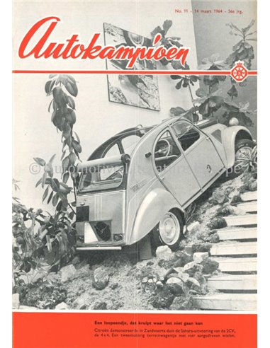 1964 AUTOKAMPIOEN MAGAZINE 11 NEDERLANDS