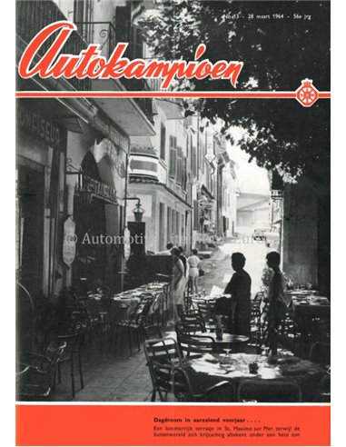 1964 AUTOKAMPIOEN MAGAZINE 13 DUTCH