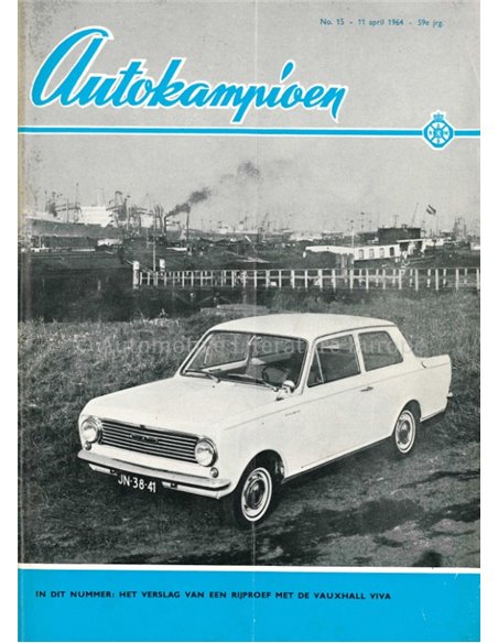 1964 AUTOKAMPIOEN MAGAZIN 15 NIEDERLÄNDISCH
