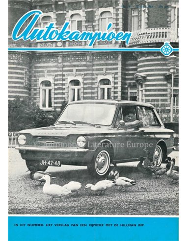 1964 AUTOKAMPIOEN MAGAZINE 16 NEDERLANDS