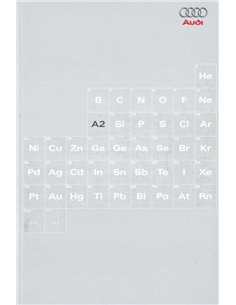 2000 AUDI A2 BROCHURE NEDERLANDS
