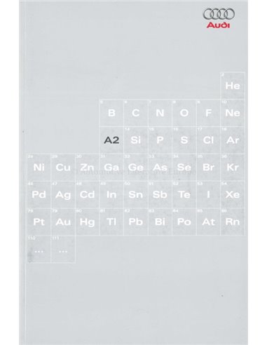 2000 AUDI A2 BROCHURE DUTCH