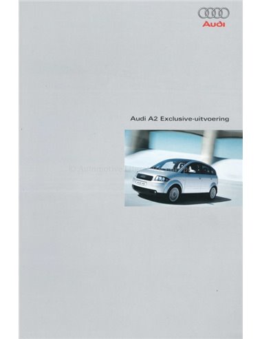 2000 AUDI A2 BROCHURE DUTCH