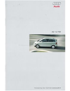 2001 AUDI A2 PROSPEKT NIEDERLÄNDISCH