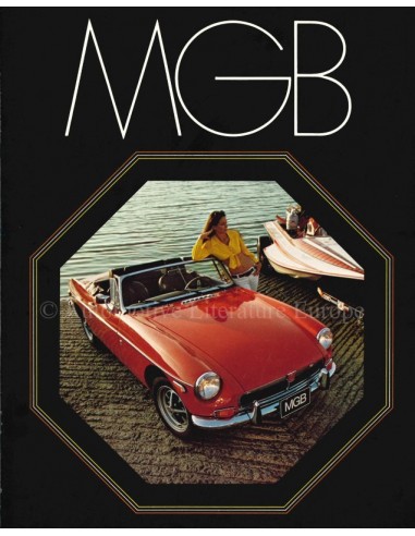 1972 MG MGB BROCHURE ENGLISH