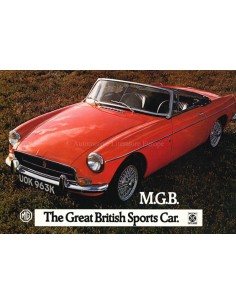 1972 MG MGB PROSPEKT NIEDERLÄNDISCH