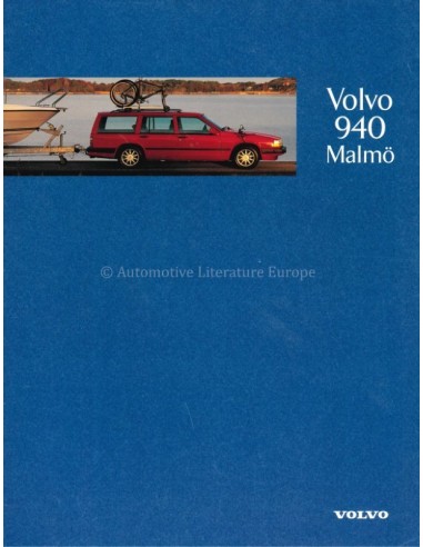 1996 VOLVO 940 MALMÖ BROCHURE NEDERLANDS
