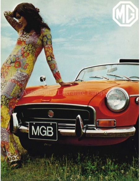 1970 MG MGB GT BROCHURE ENGELS
