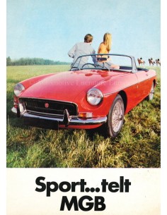 1971 MG MGB GT BROCHURE NEDERLANDS