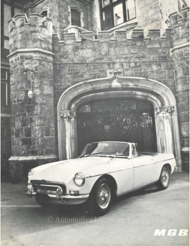 1966 MG MGB LEAFLET ENGELS