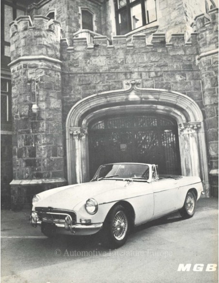 1966 MG MGB LEAFLET ENGELS