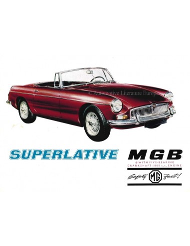 1967 MG MGB BROCHURE ENGLISH