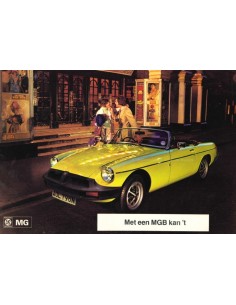 1974 MG MGB BROCHURE NEDERLANDS