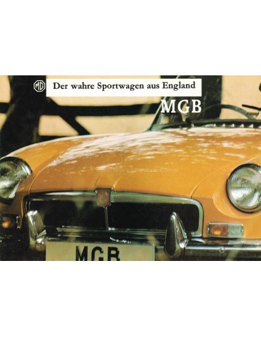 1974 MG MGB BROCHURE GERMAN