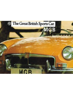 1974 MG MGB BROCHURE NEDERLANDS