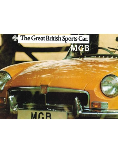 1974 MG MGB BROCHURE NEDERLANDS