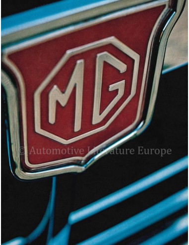 1974 MG MGB GT PROSPEKT ENGLISCH